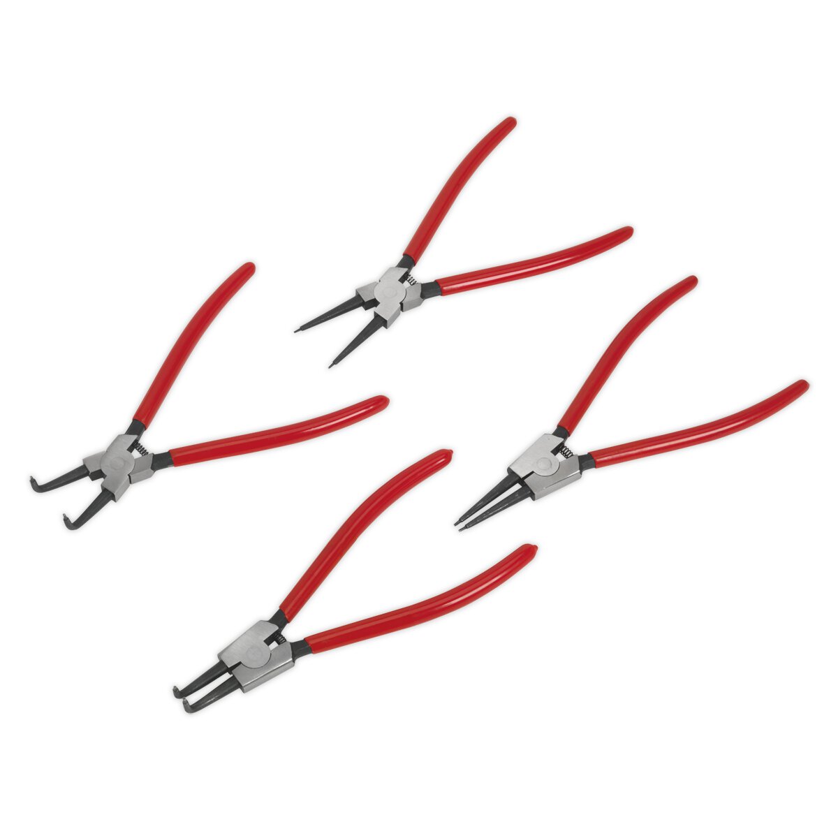 Internal/External Circlip Pliers Set 4pc 230mm