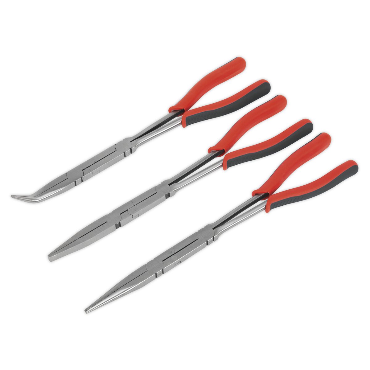Double Joint Pliers Set 3pc Long Reach 335mm