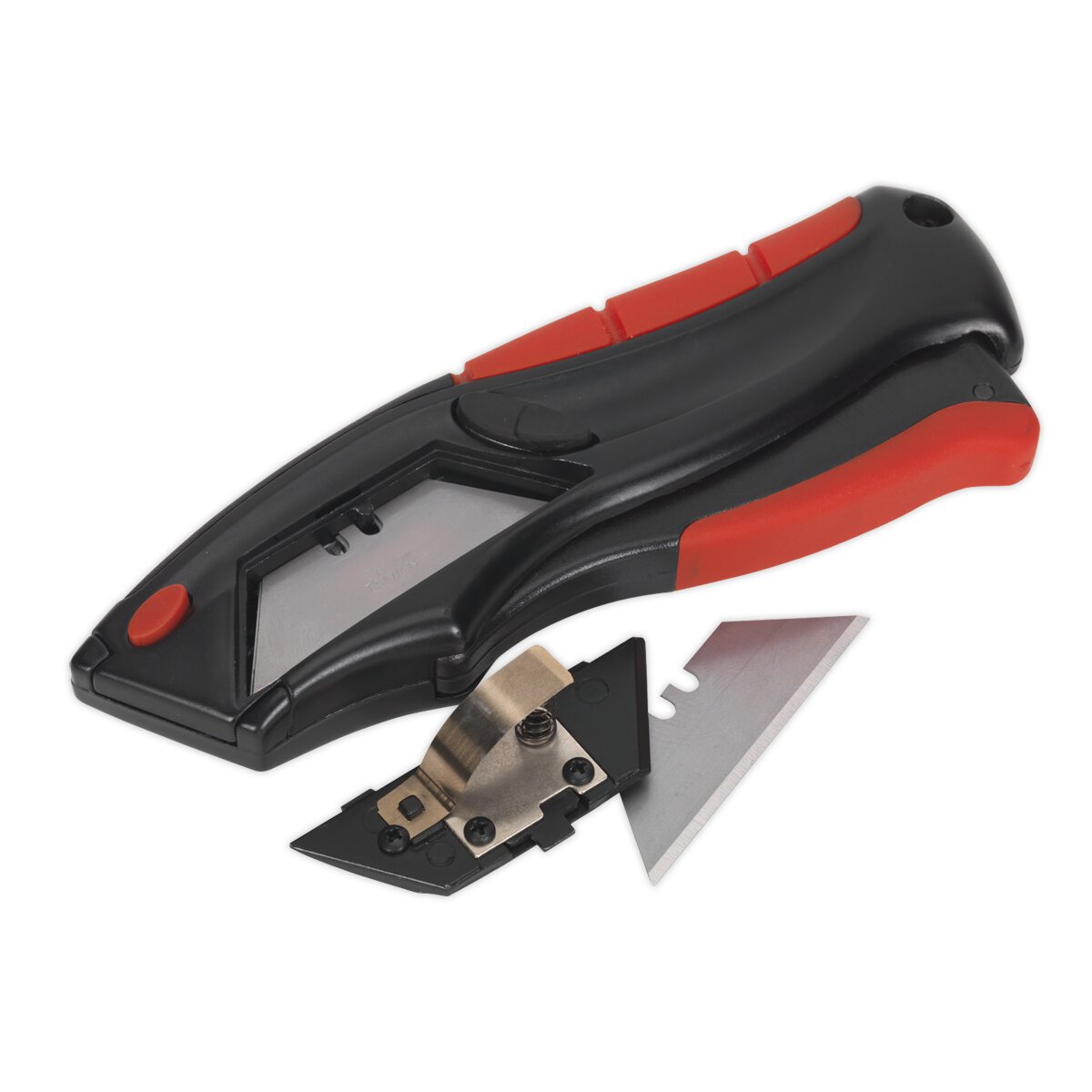 Utility Knife Auto-Loading Squeeze Action