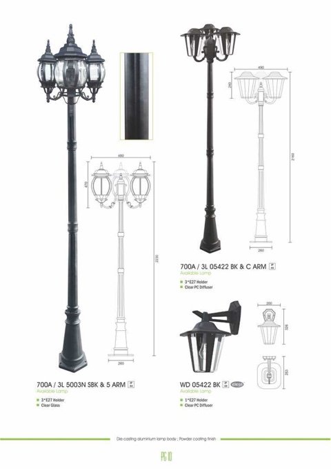 new garden lamp