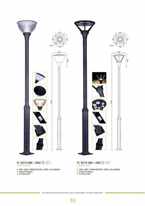 new garden lamp