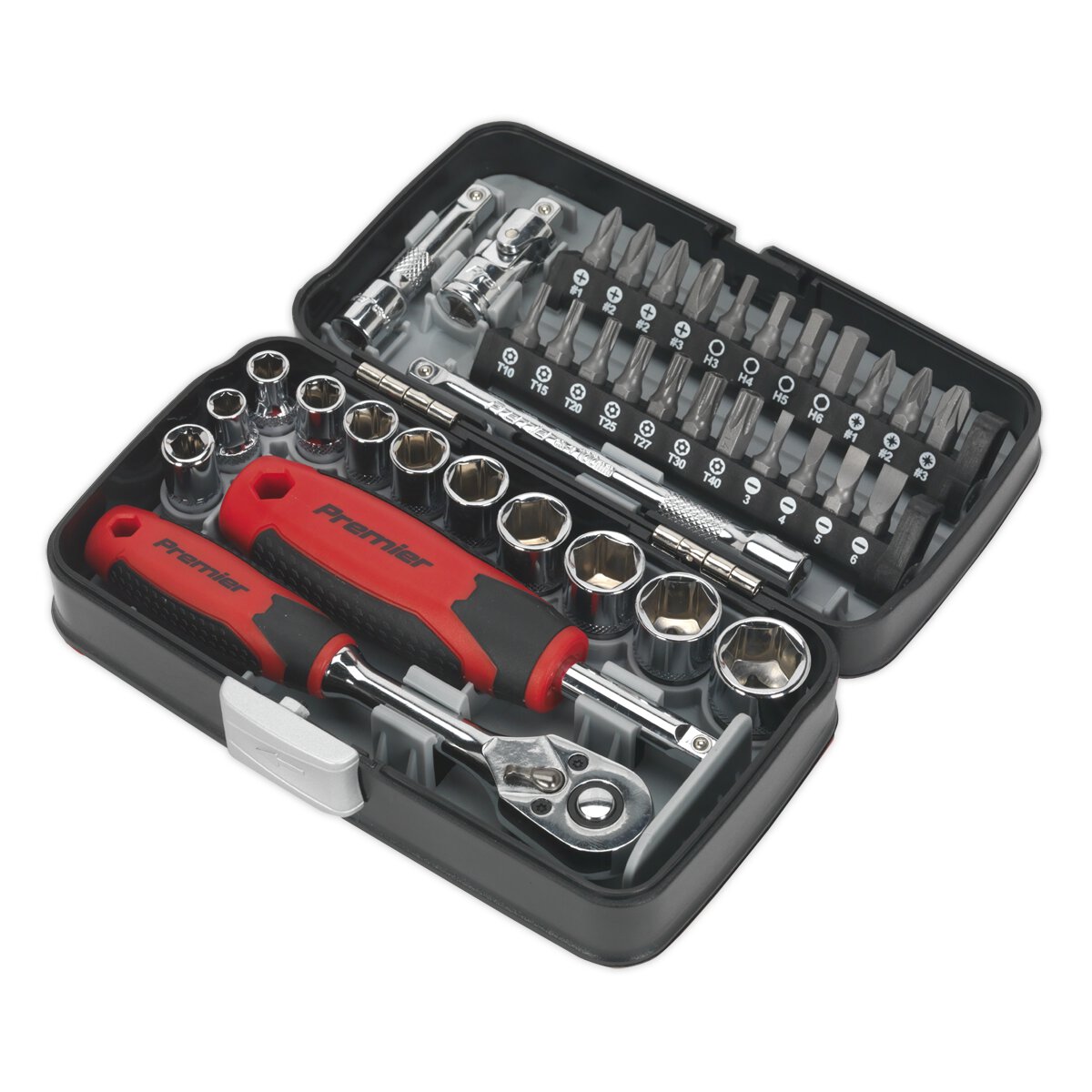 Socket & Bit Set 38pc 1/4"Sq Drive