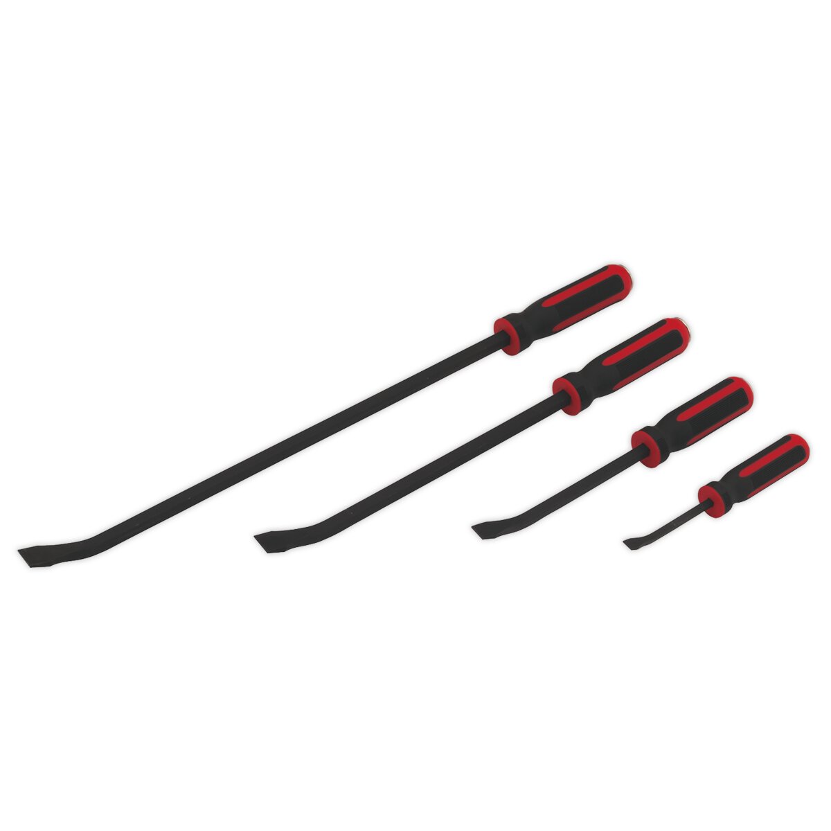 Angled Pry Bar Set 4pc Heavy-Duty