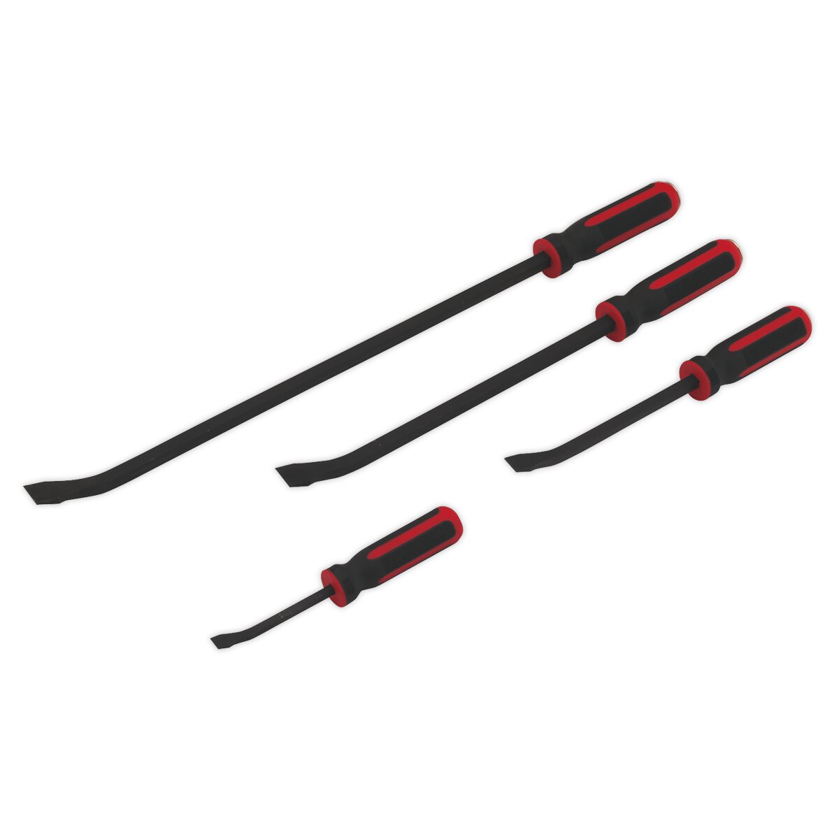 Angled Pry Bar Set 4pc Heavy-Duty