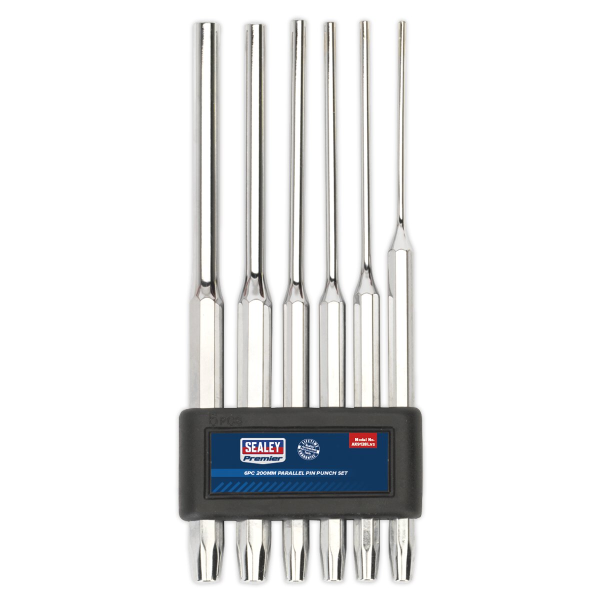 Parallel Pin Punch Set 6pc 200mm