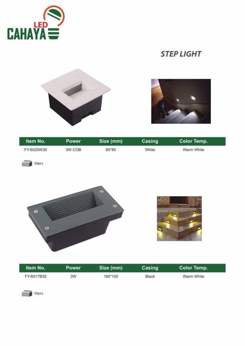 step light LED/E27