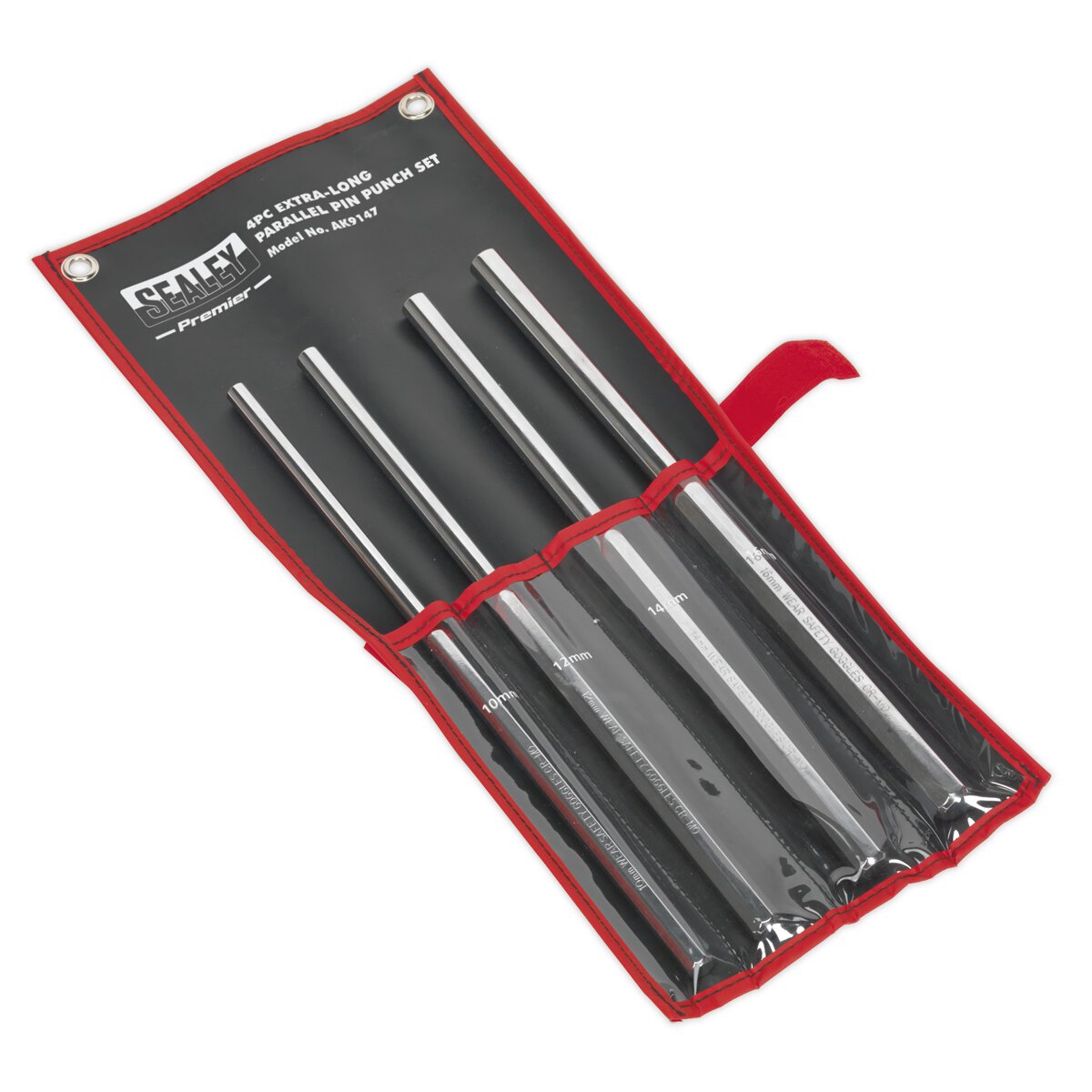Parallel Pin Punch Set 4pc Extra Long
