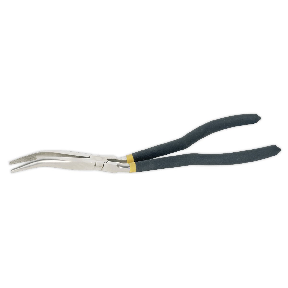 Needle Nose Pliers 280mm Offset Ni-Fe Finish