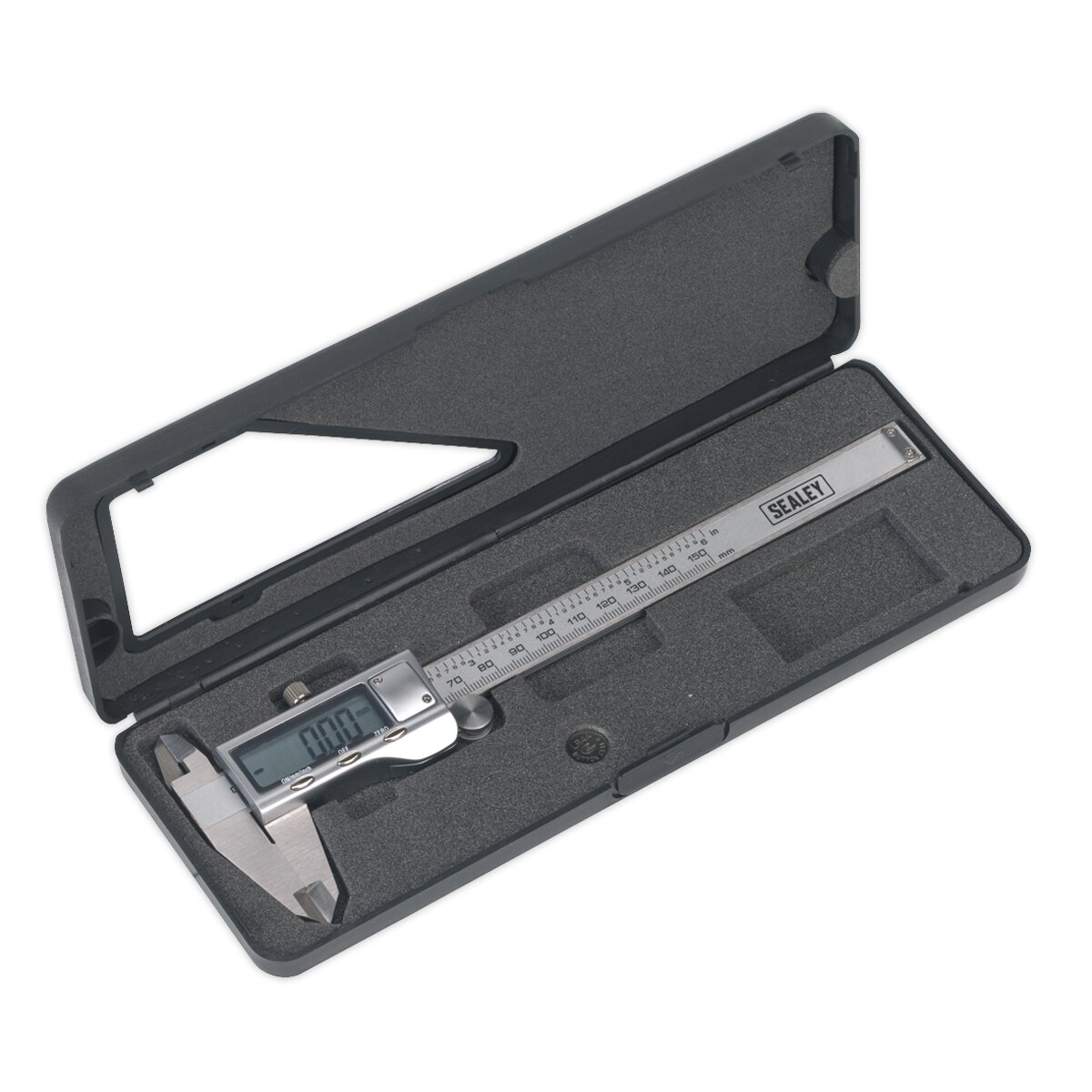 Digital Vernier Caliper 0-150mm(0-6") Stainless Steel