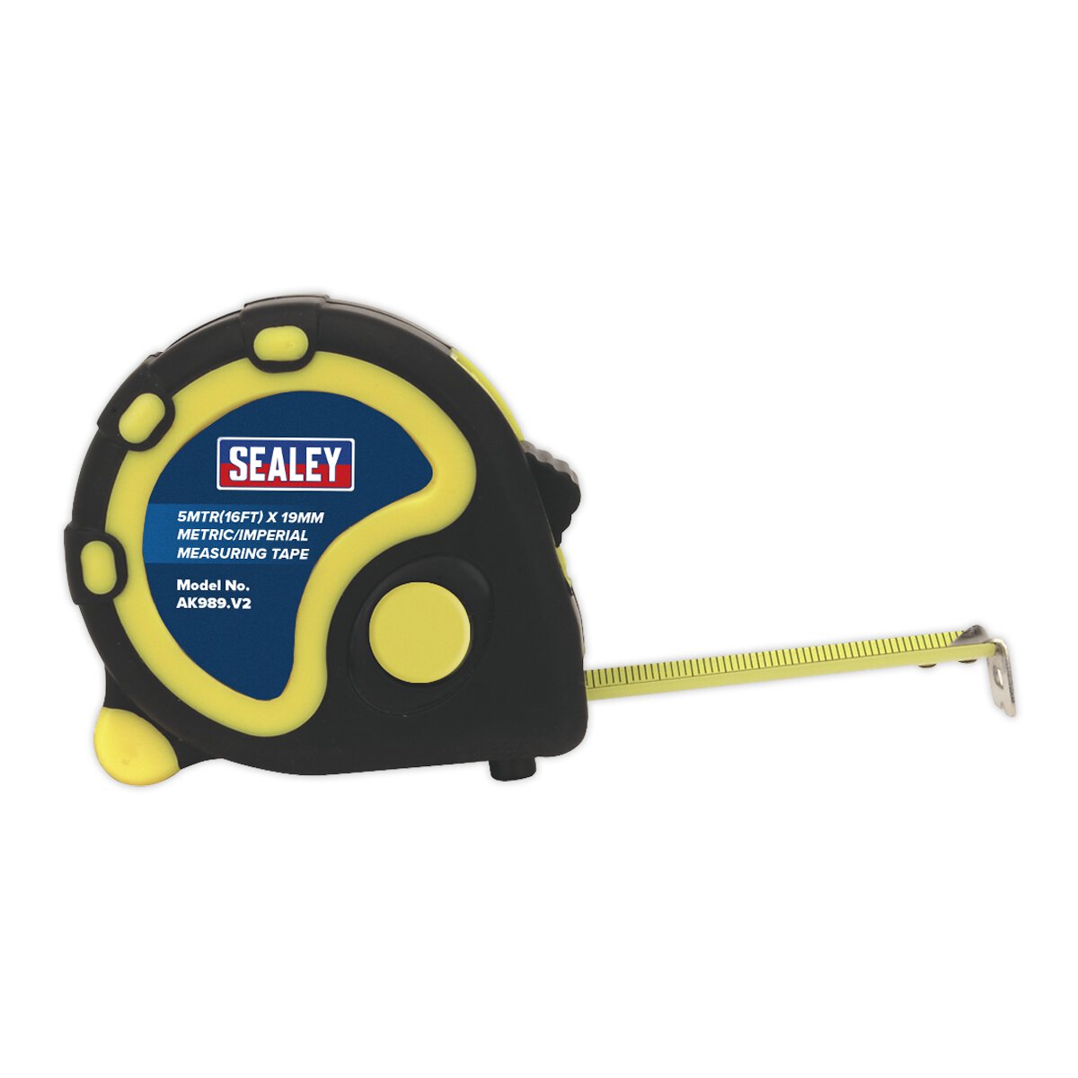 Rubber Tape Measure 5m(16ft) x 19mm - Metric/Imperial