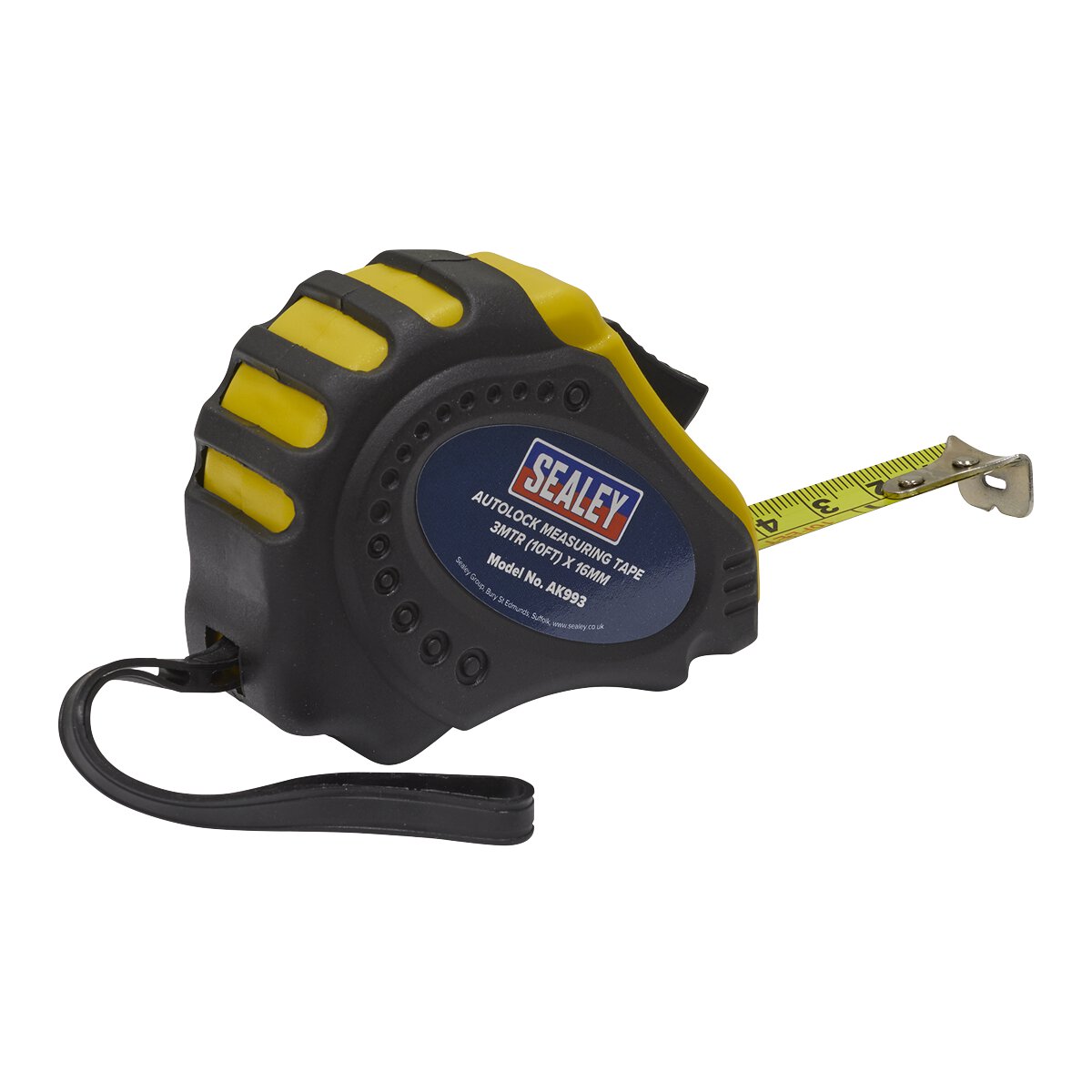 Autolock Tape Measure 3m(10ft) x 16mm - Metric/Imperial