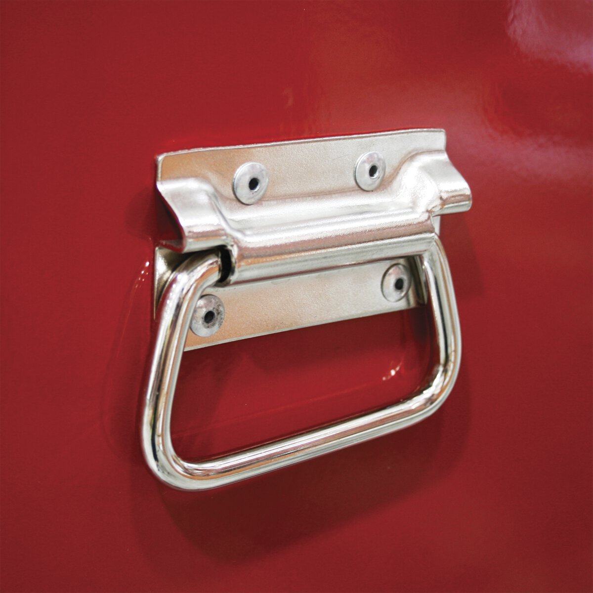 Topchest 6 Drawer with Ball Bearing Slides - Red/Grey
