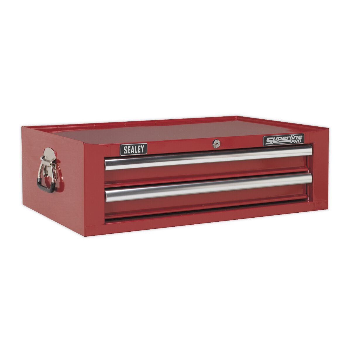 Mid-Box 2 Drawer with Ball Bearing Slides - Red