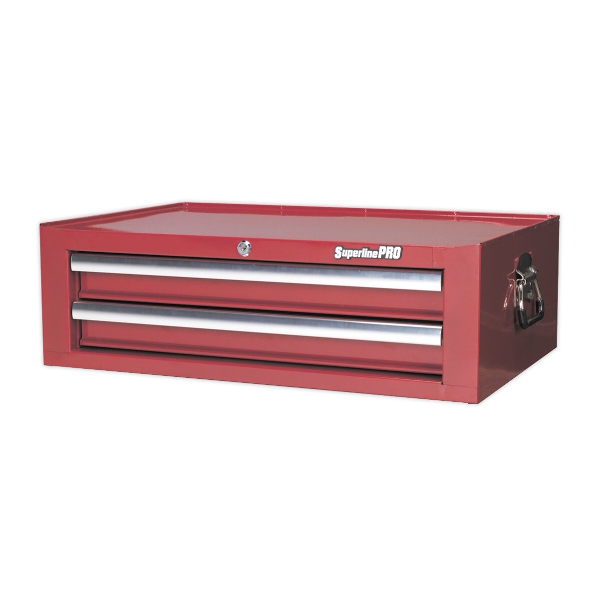 Mid-Box 2 Drawer with Ball Bearing Slides - Red