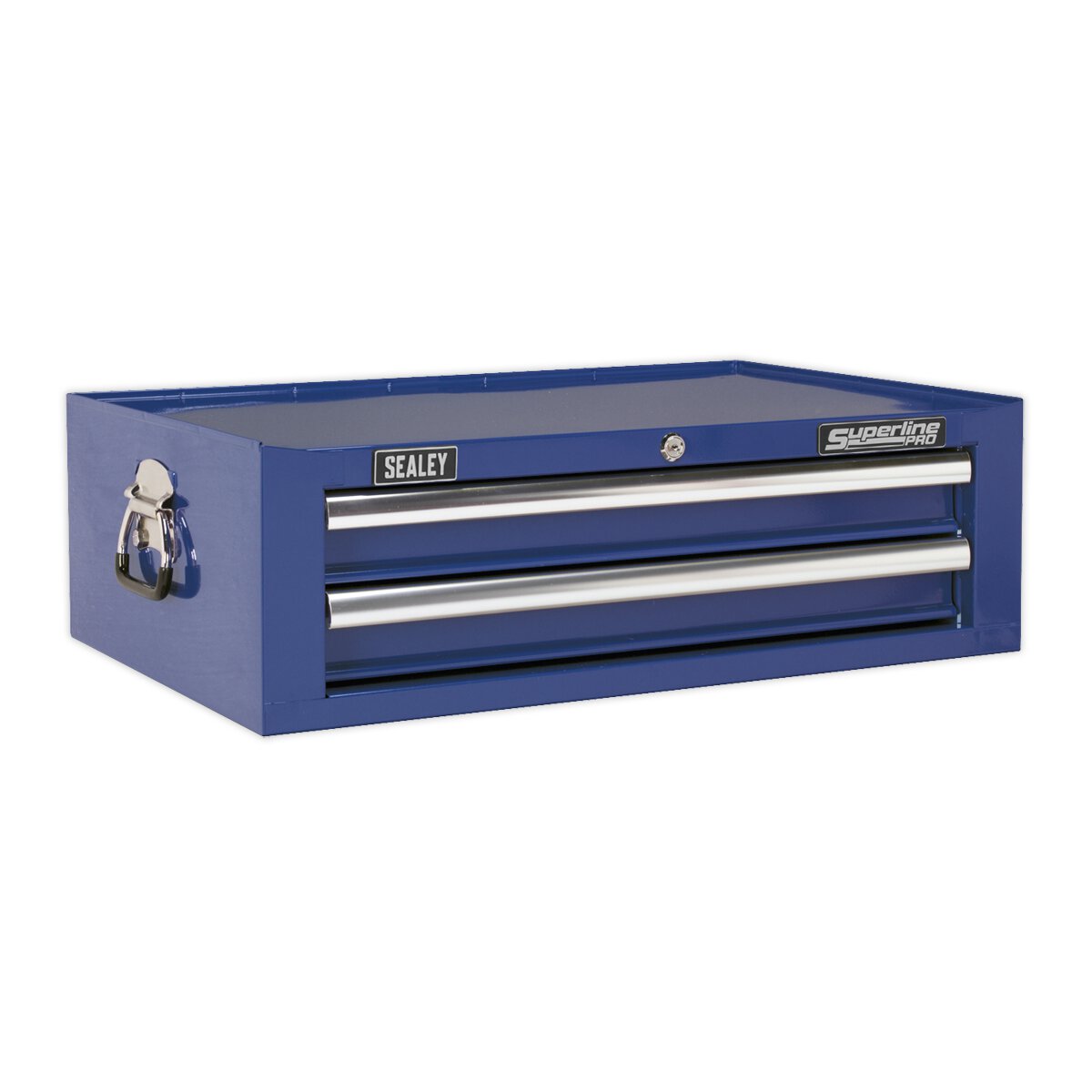 Mid-Box 2 Drawer with Ball Bearing Slides - Blue