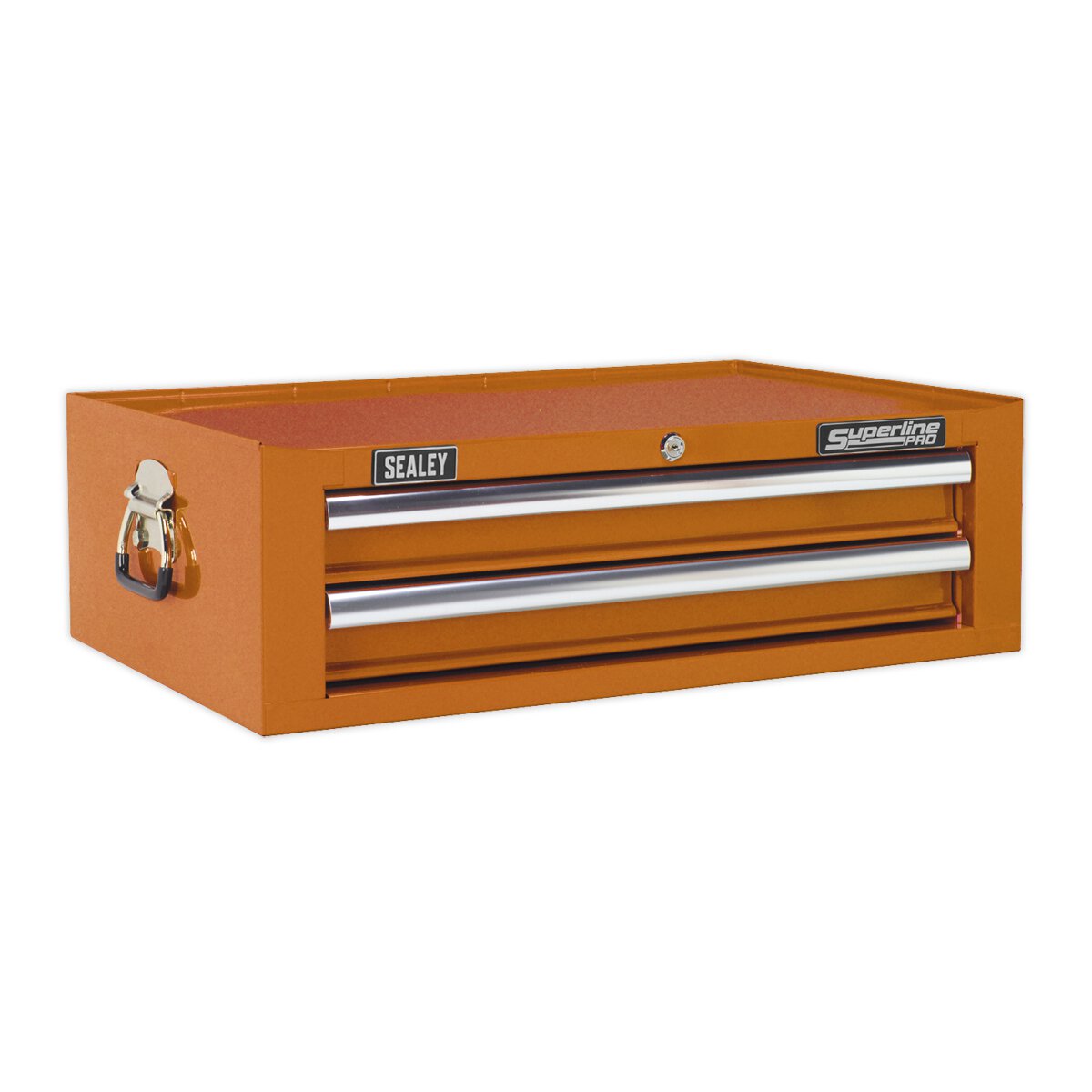 Mid-Box 2 Drawer with Ball Bearing Slides - Orange