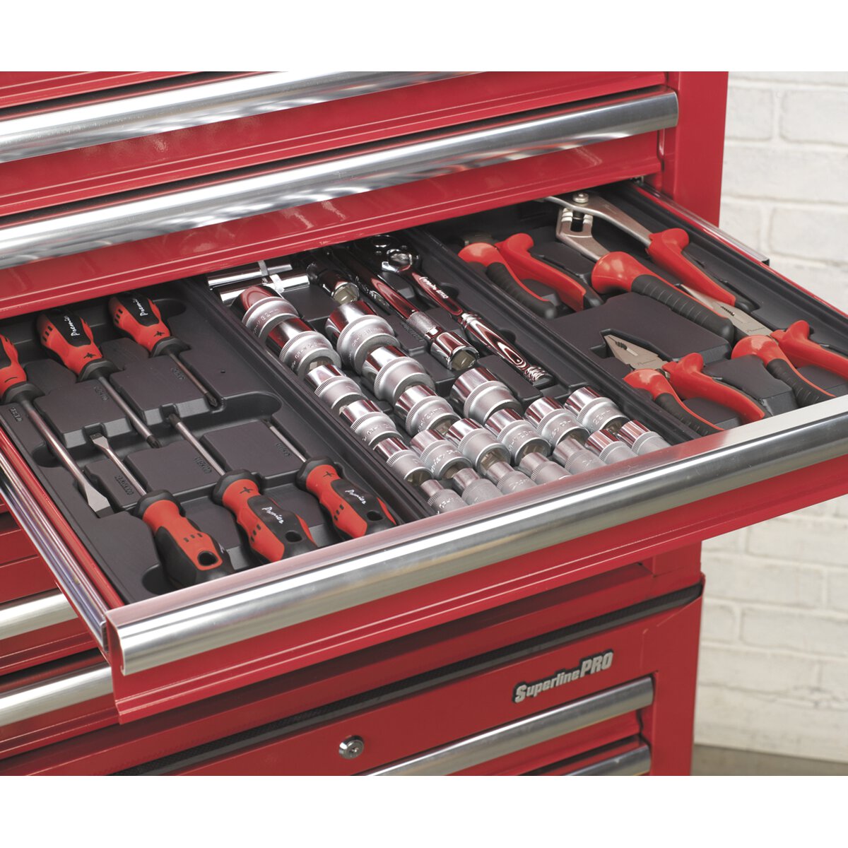 Topchest 5 Drawer with Ball Bearing Slides - Black
