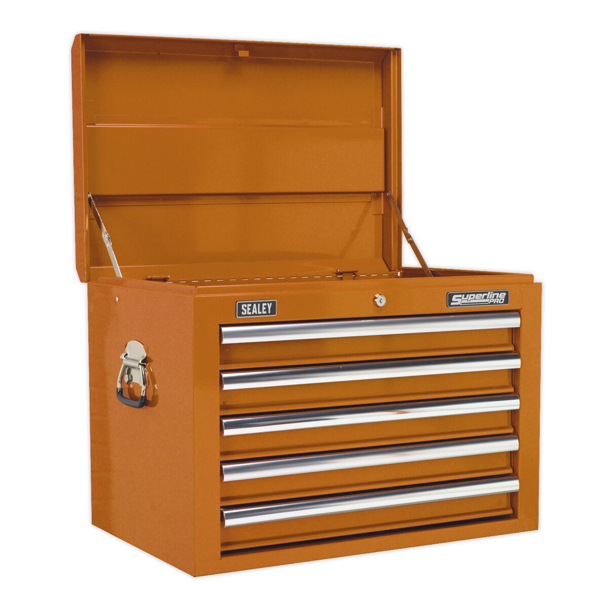 Topchest 5 Drawer with Ball Bearing Slides - Orange