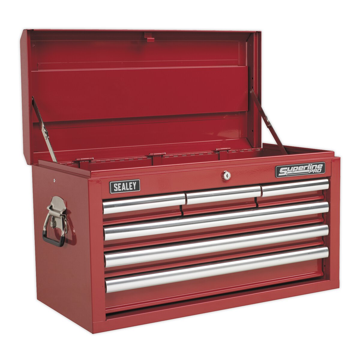 Topchest 6 Drawer with Ball Bearing Slides - Red