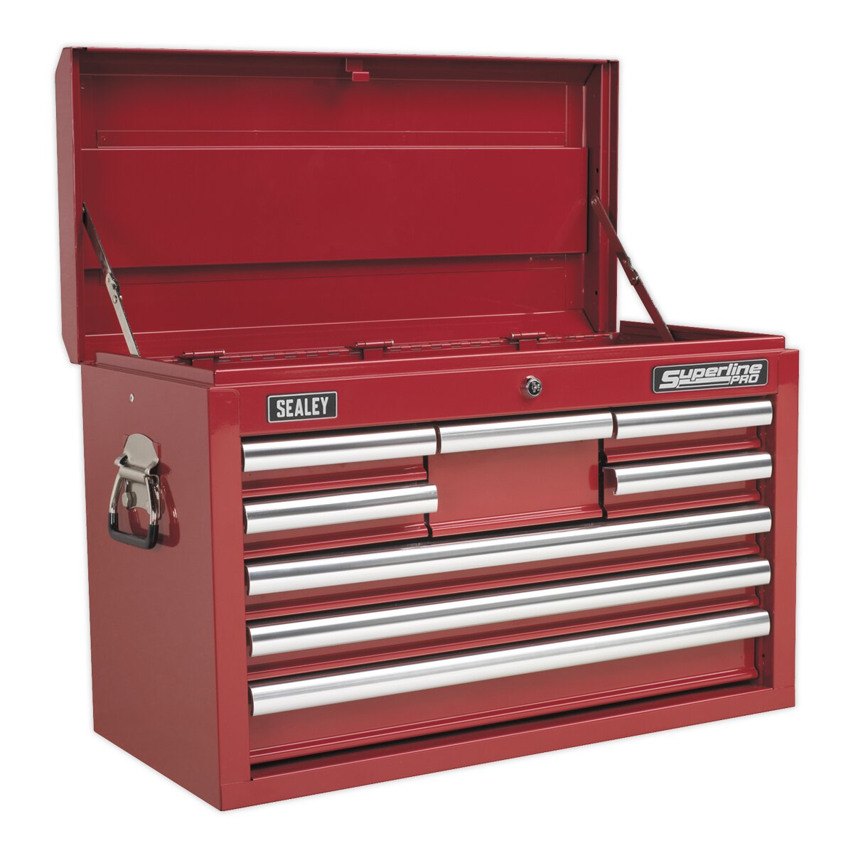 Topchest 8 Drawer with Ball Bearing Slides - Red