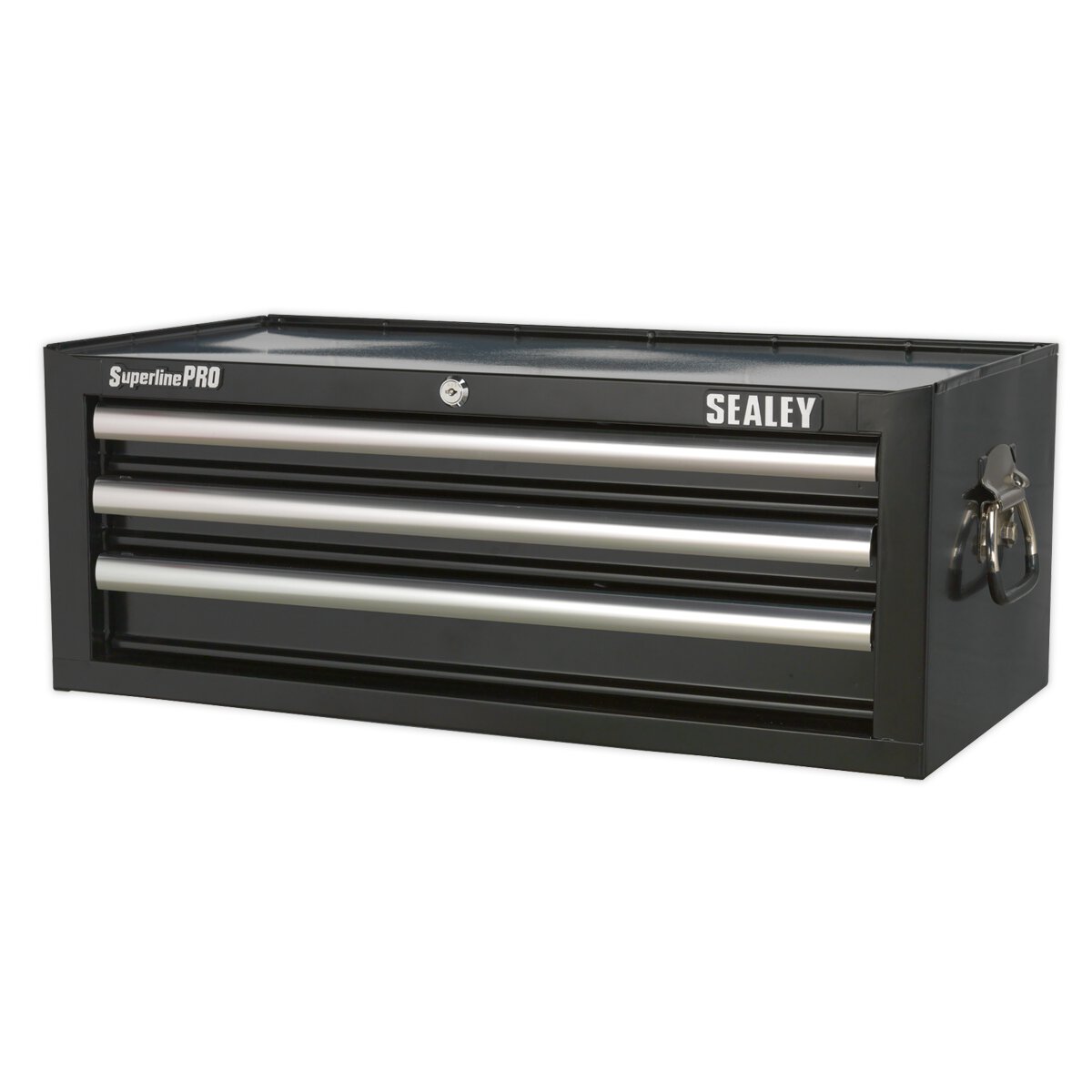 Mid-Box 3 Drawer with Ball Bearing Slides - Black
