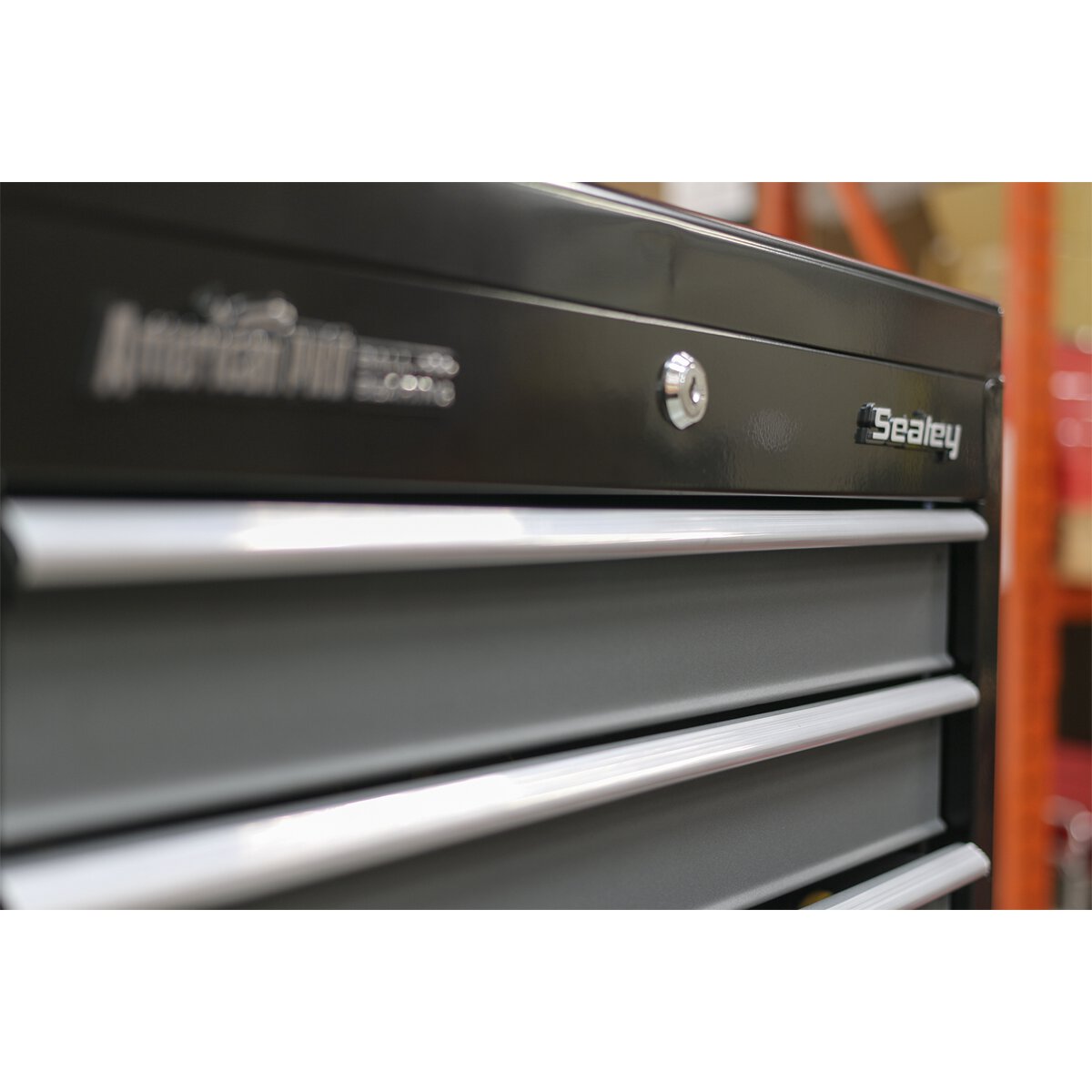 Tool Chest Combination 16 Drawer with Ball Bearing Slides - Black/Grey