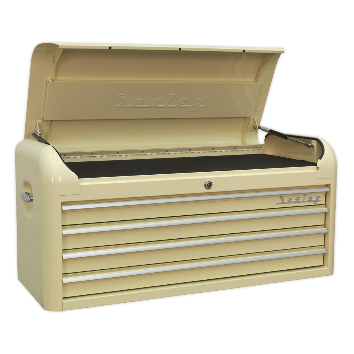 Topchest 4 Drawer Wide Retro Style - Cream