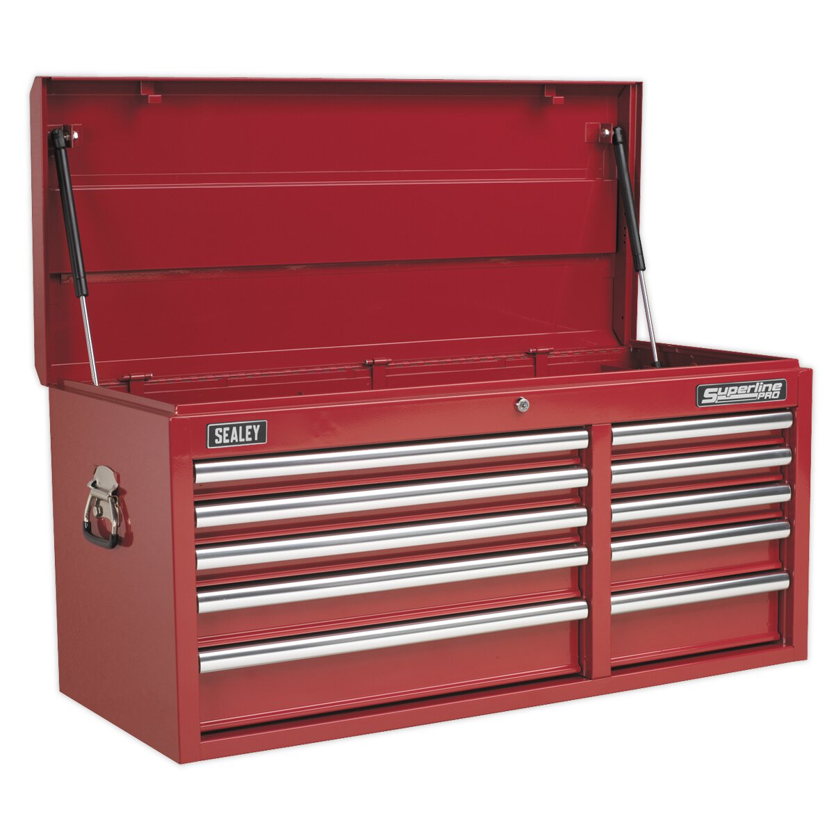 Topchest 10 Drawer with Ball Bearing Slides Heavy-Duty - Red