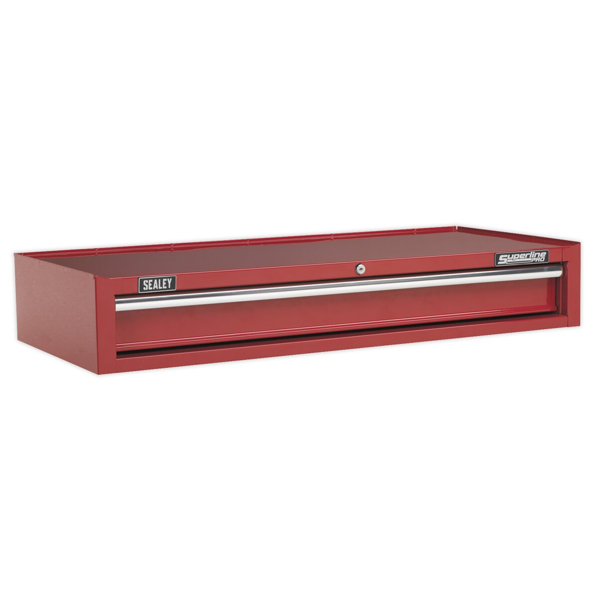 Mid-Box 1 Drawer with Ball Bearing Slides Heavy-Duty- Red