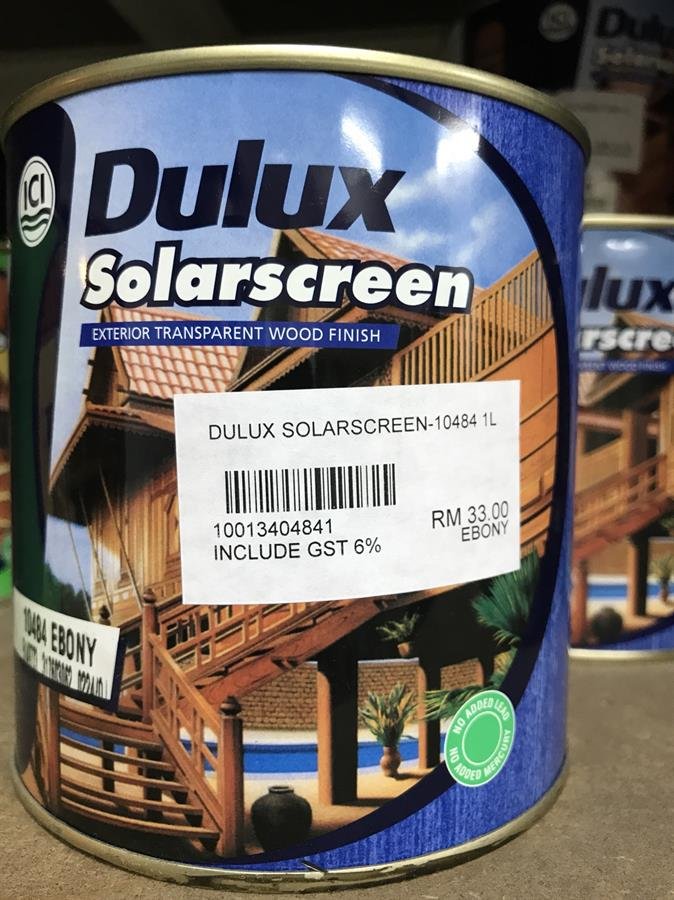 Dulux Solarscreen Exterior Transparent Wood Finish (1L)