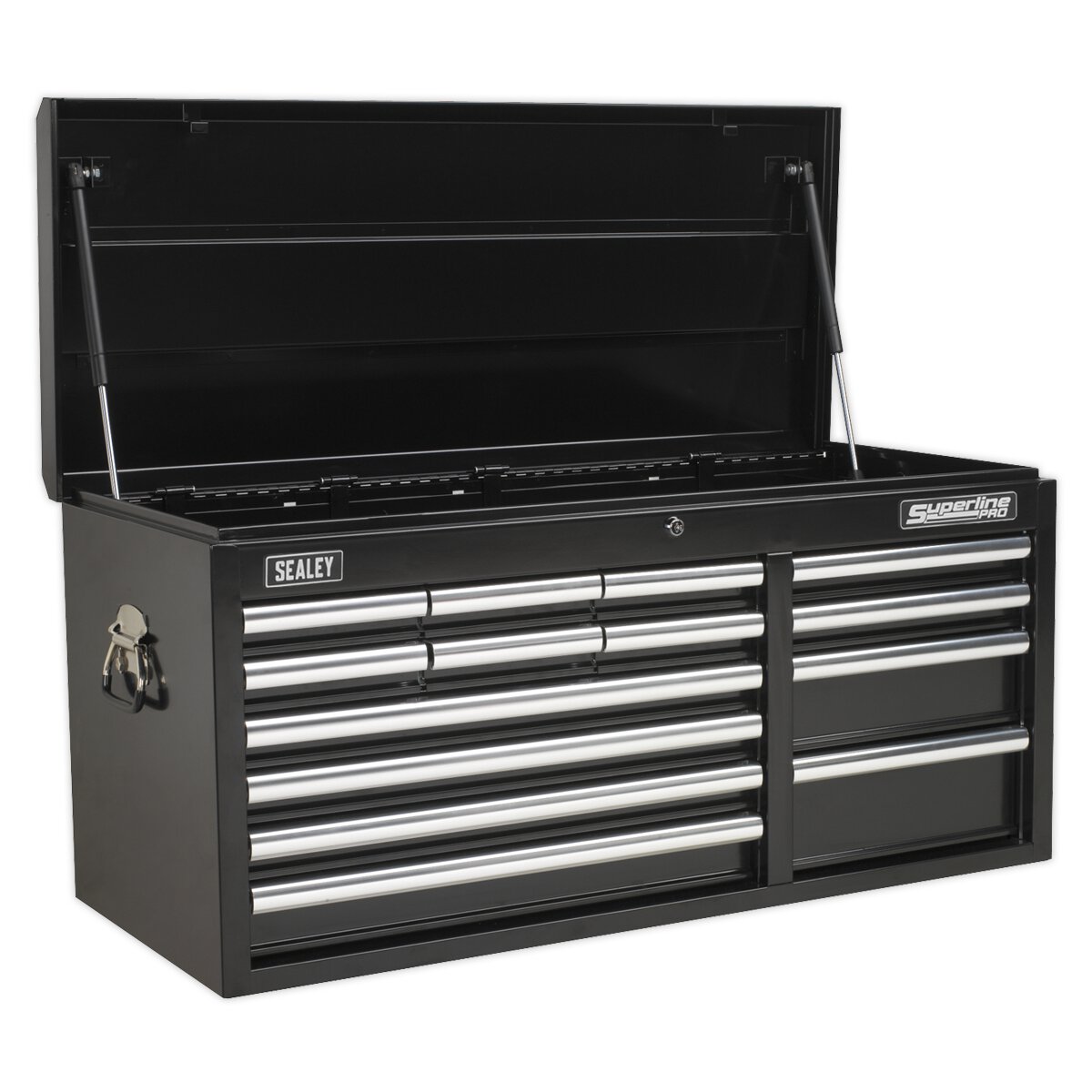 Topchest 14 Drawer with Ball Bearing Slides Heavy-Duty - Black