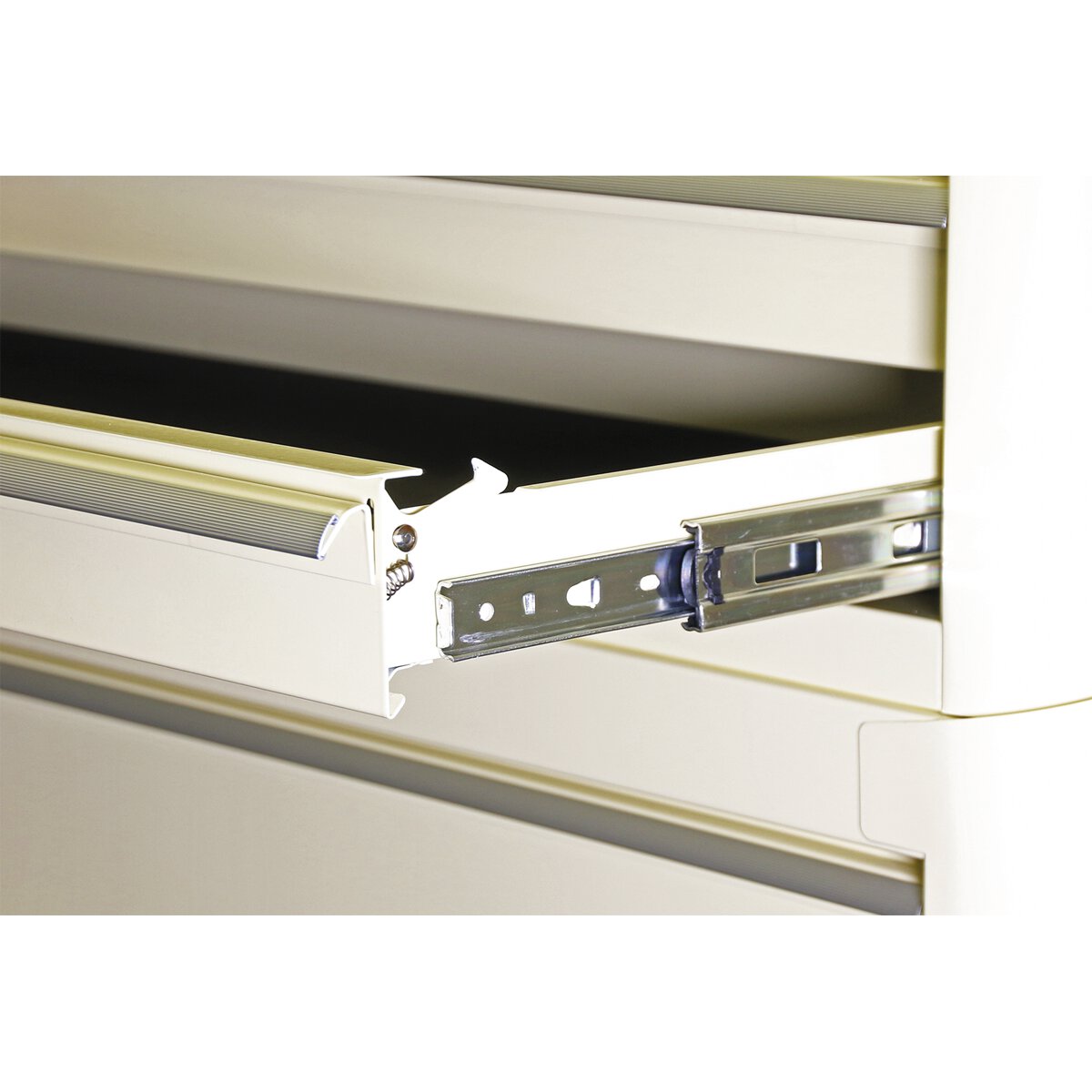 Rollcab 6 Drawer Wide Retro Style - Cream