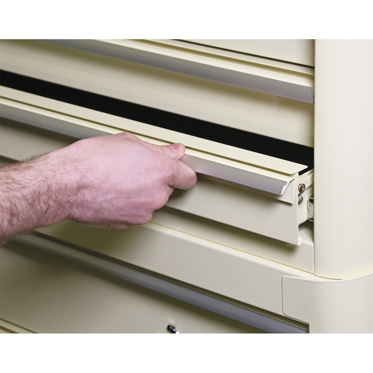 Rollcab 6 Drawer Wide Retro Style - Cream