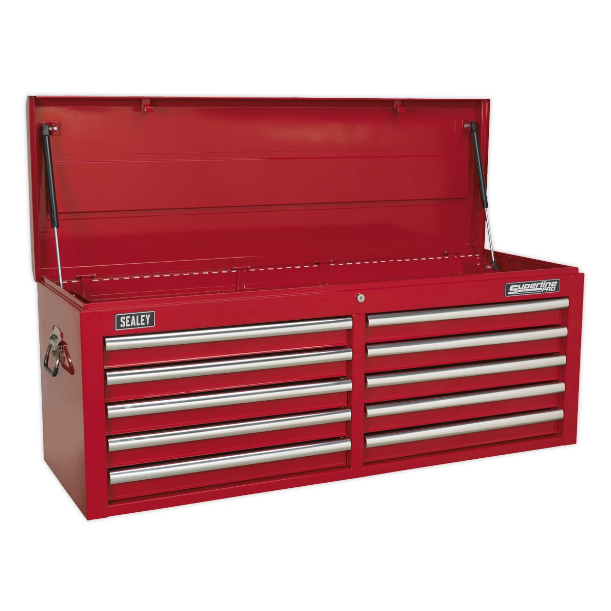 Topchest 10 Drawer with Ball Bearing Slides - Red