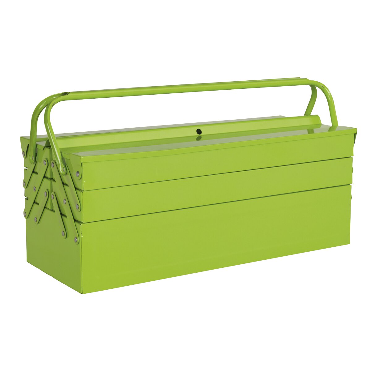 Cantilever Toolbox 4 Tray 530mm Hi-Vis Green