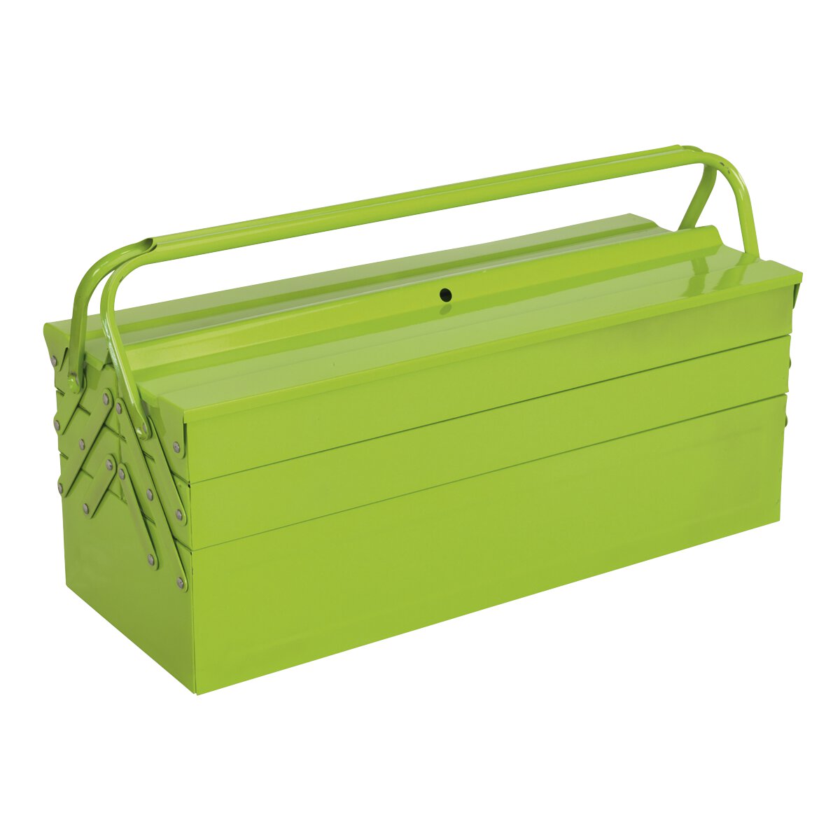 Cantilever Toolbox 4 Tray 530mm Hi-Vis Green