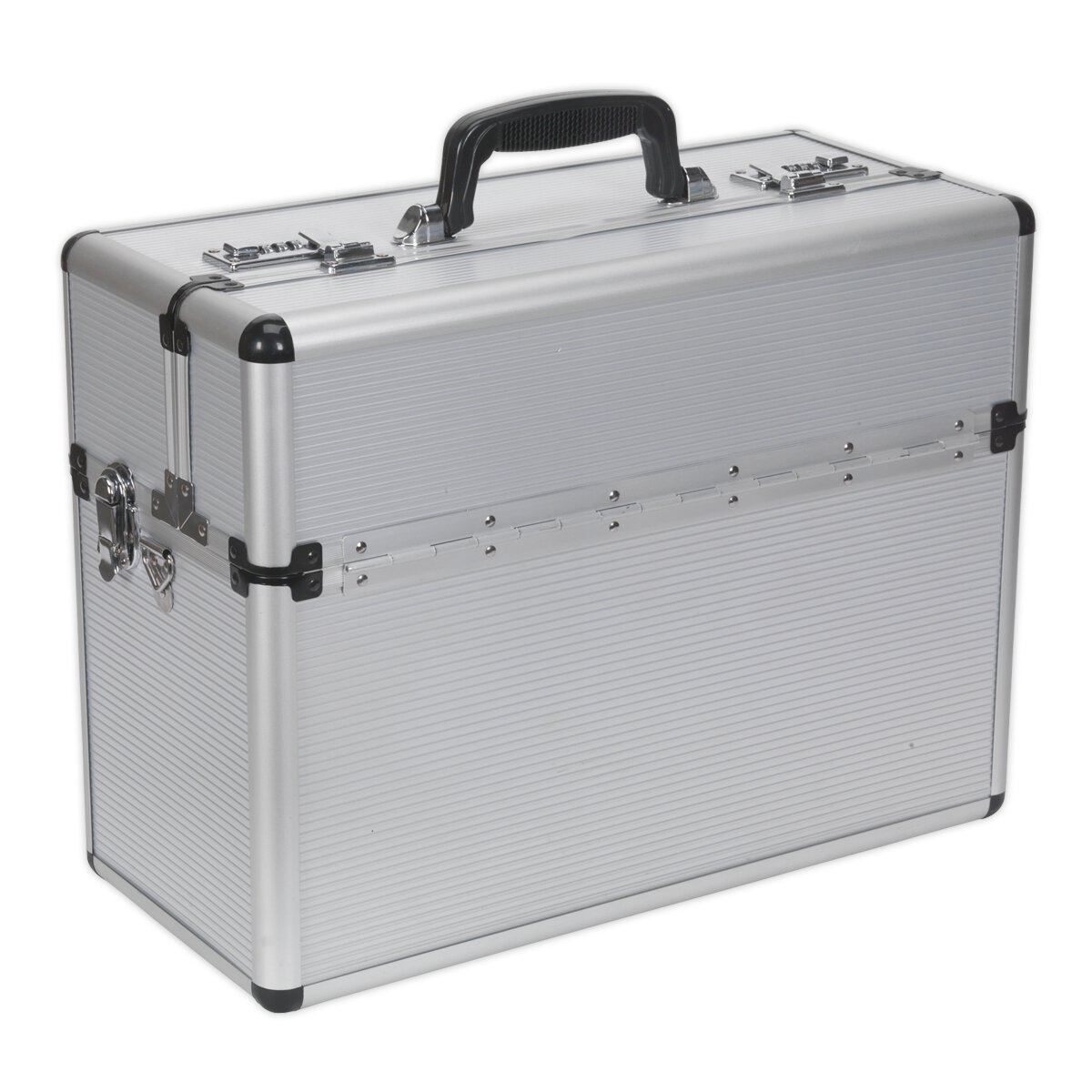 Tool Case Pilot Style Fully Polished Aluminium