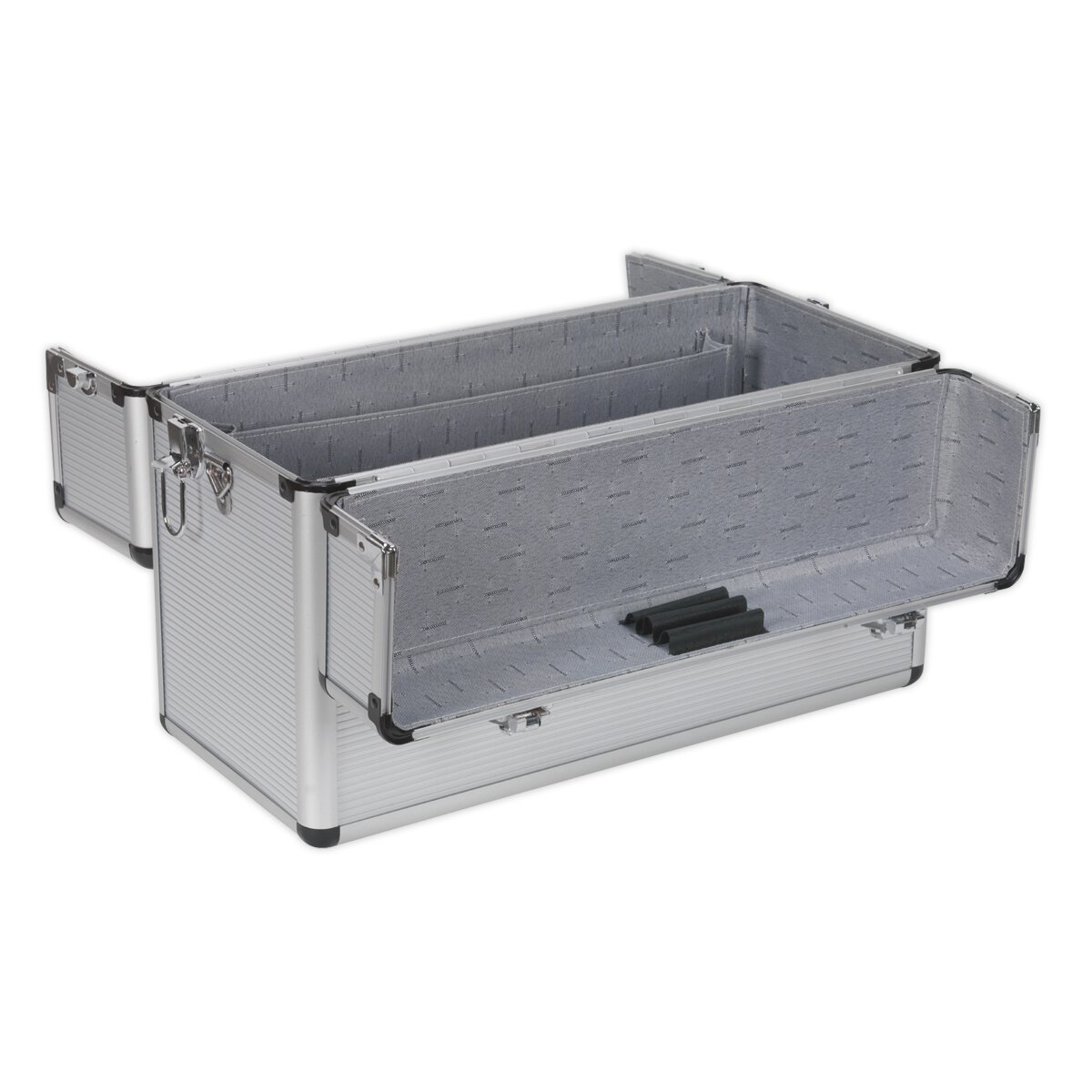 Tool Case Pilot Style Fully Polished Aluminium