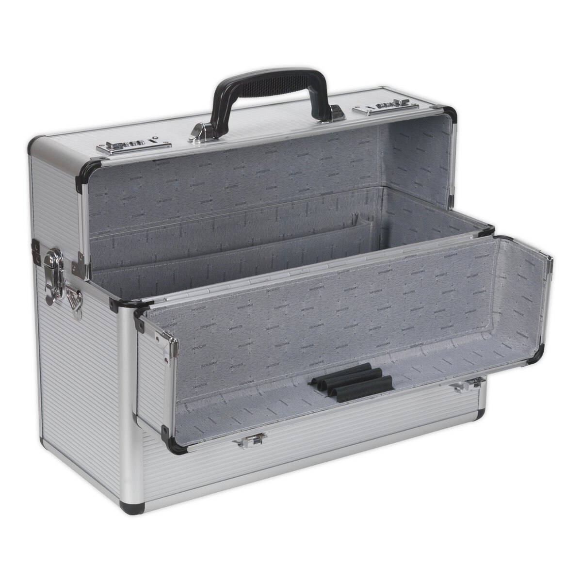 Tool Case Pilot Style Fully Polished Aluminium