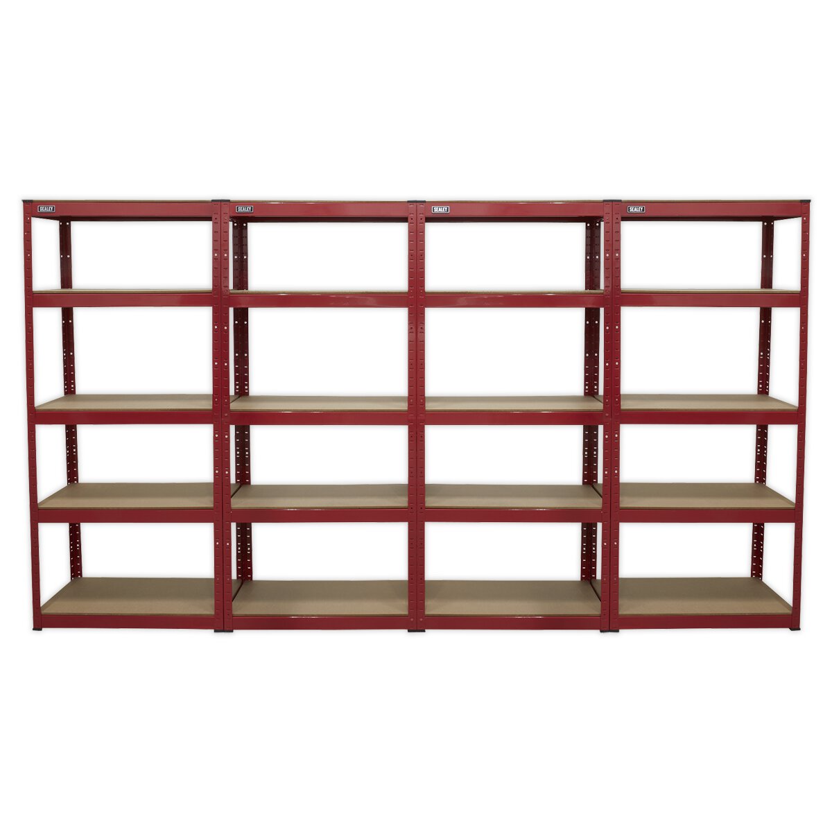 Racking Unit with 5 Shelves 150kg Capacity Per Level - Set of 4