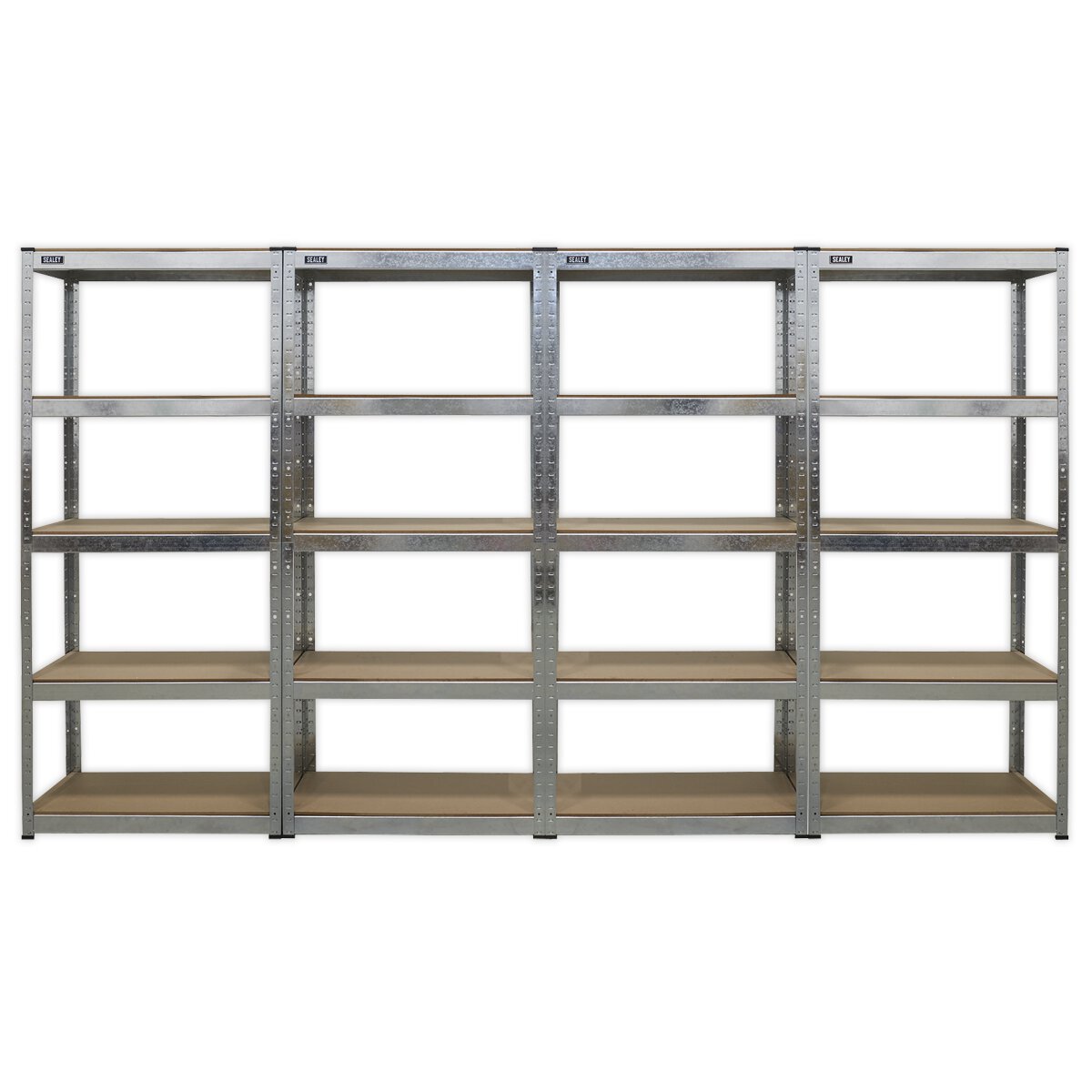 Racking Unit 5 Shelf 150kg Capacity Per Level - Set of 4