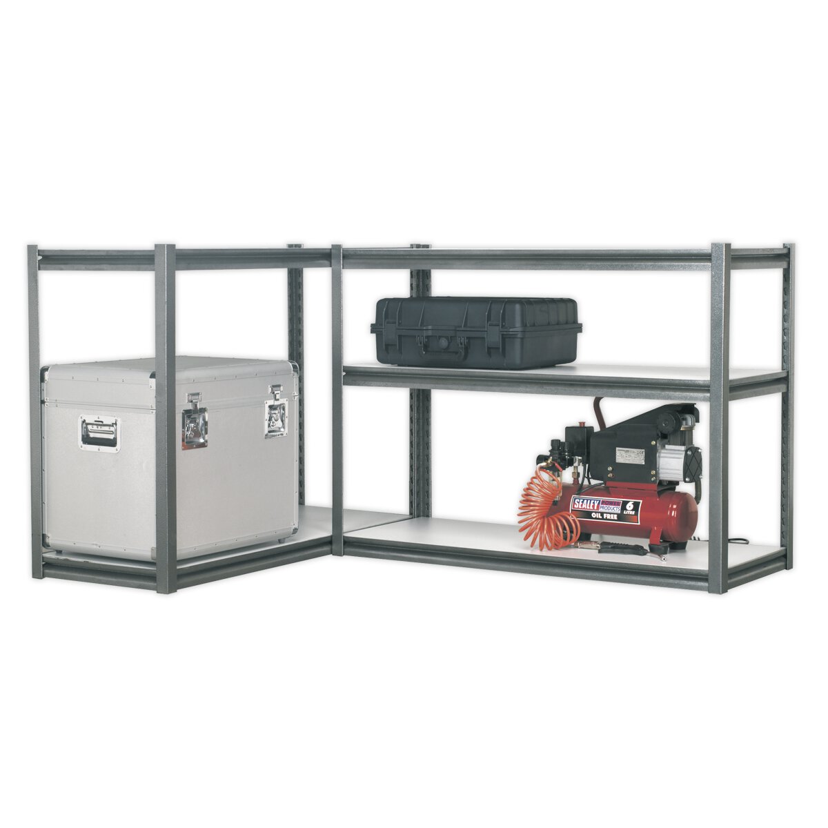 Racking Unit with 5 Shelves 600kg Capacity Per Level