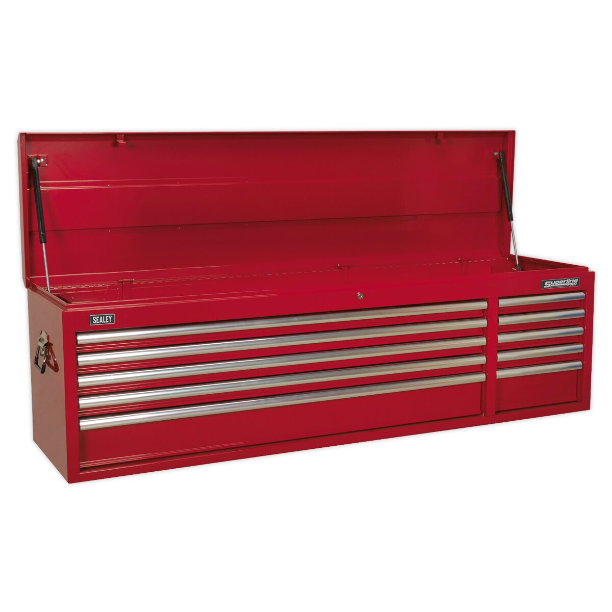 Topchest 10 Drawer with Ball Bearing Slides Heavy-Duty - Red