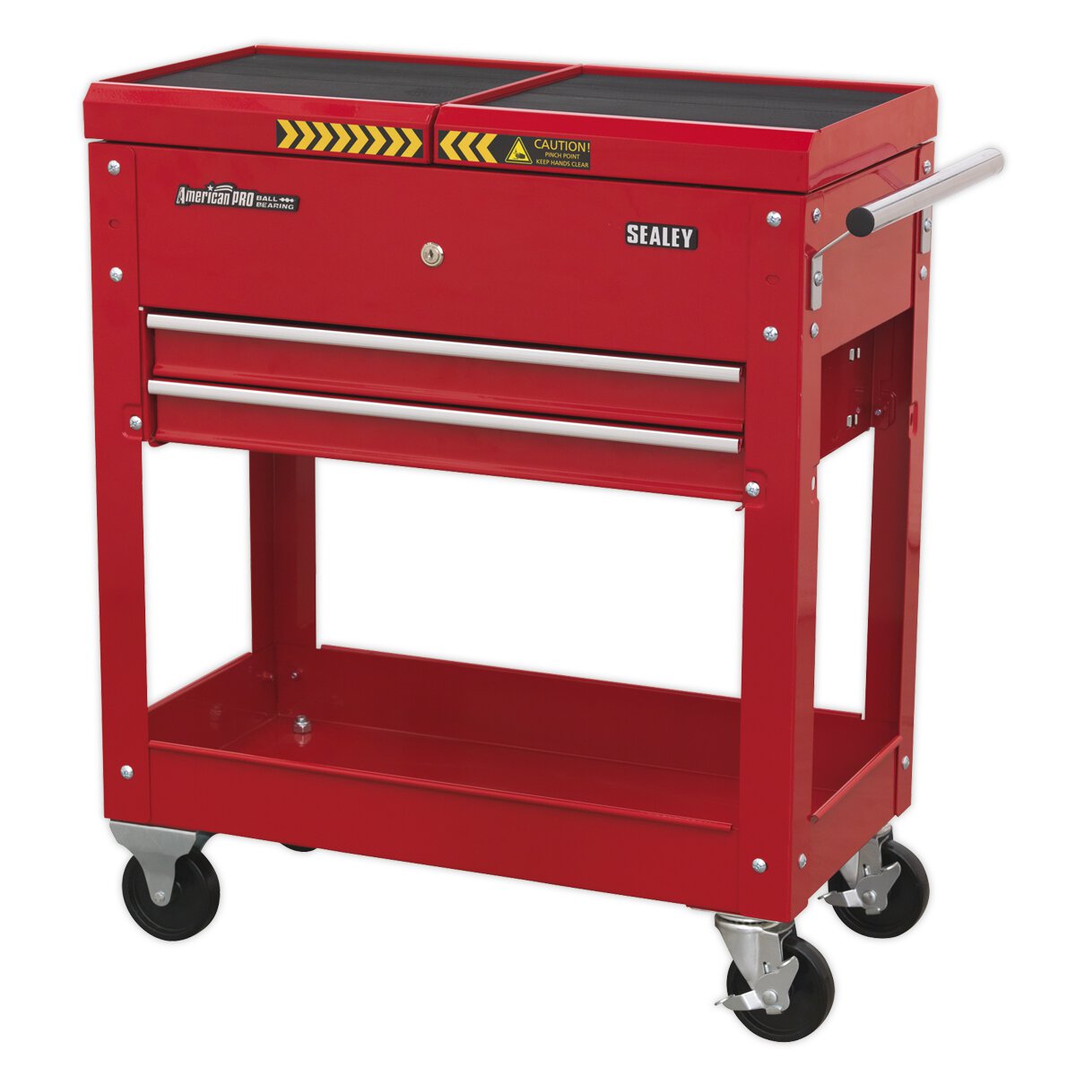 Mobile Tool & Parts Trolley - Red
