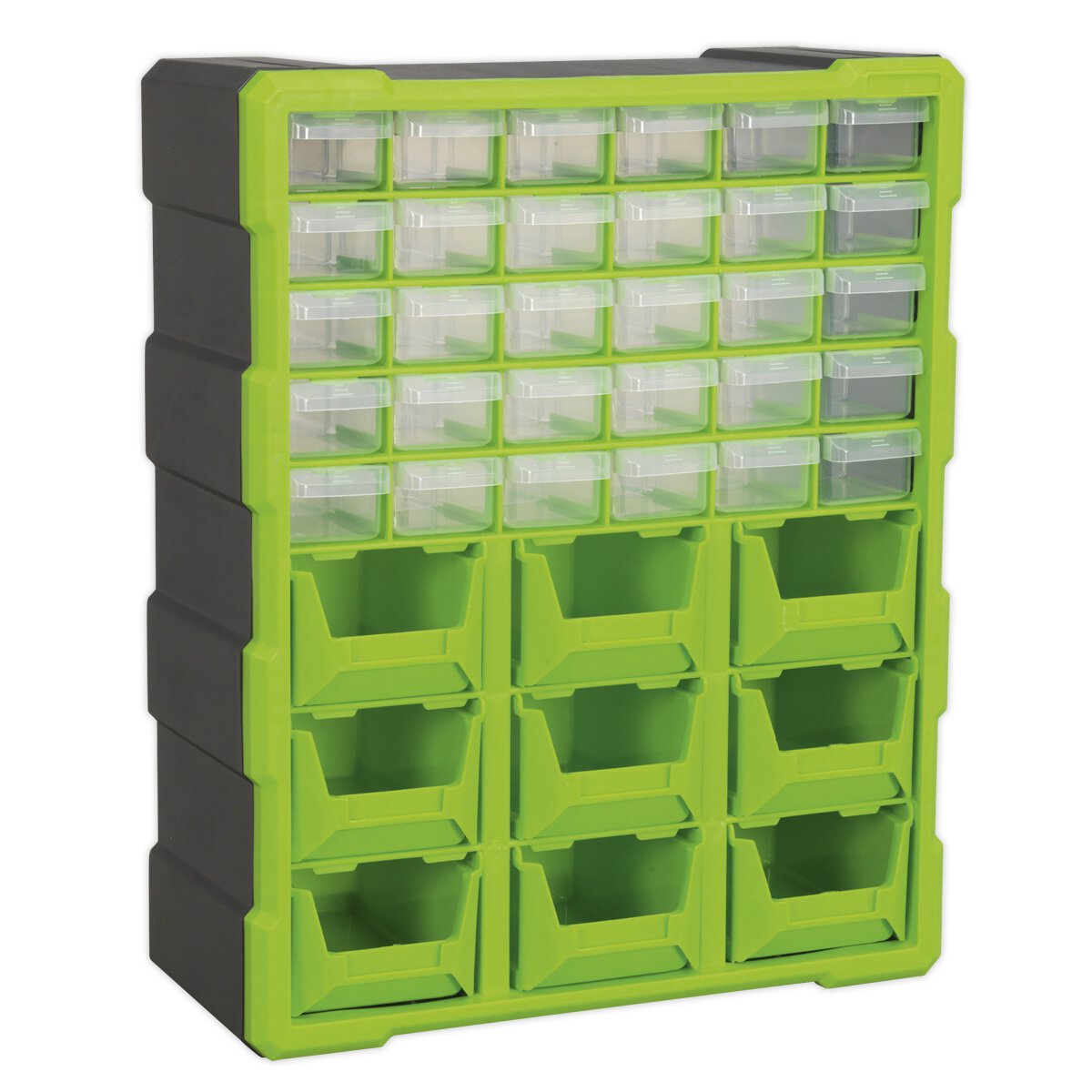 Cabinet Box 39 Drawer - Hi-Vis Green/Black