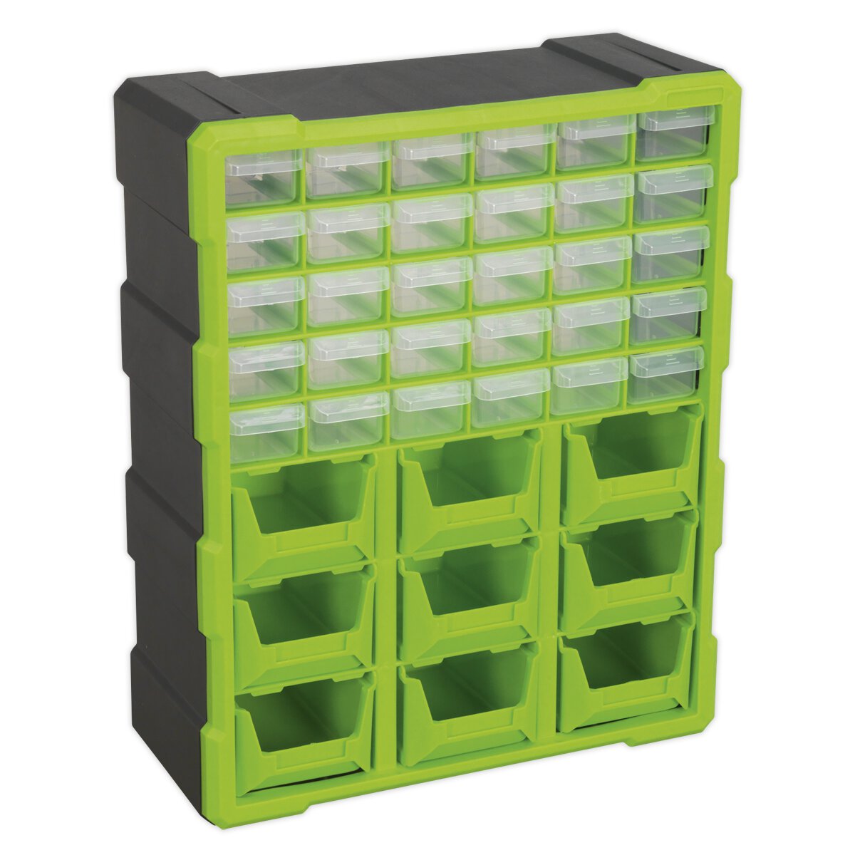 Cabinet Box 39 Drawer - Hi-Vis Green/Black