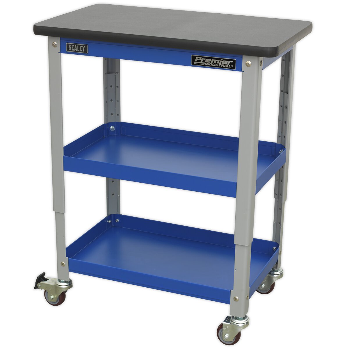 Industrial 3-Level Workshop Trolley