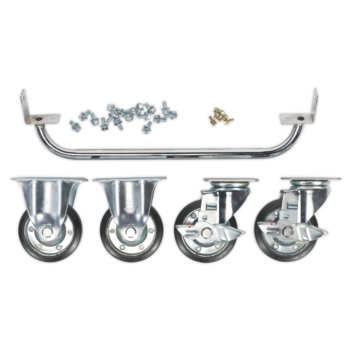 Industrial Handle & Wheel Kit for 565mm Cabinets