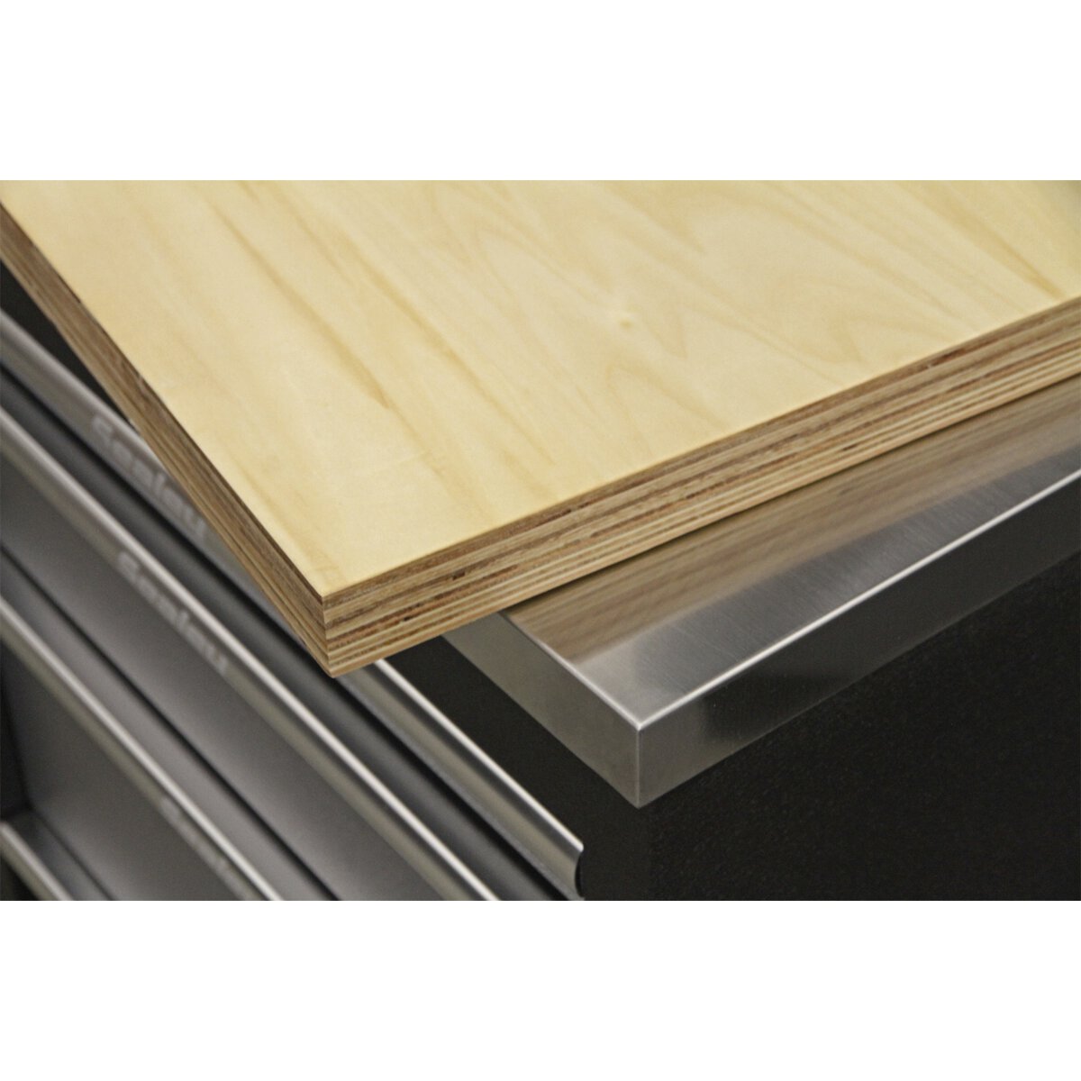Stainless Steel Corner Worktop 930mm