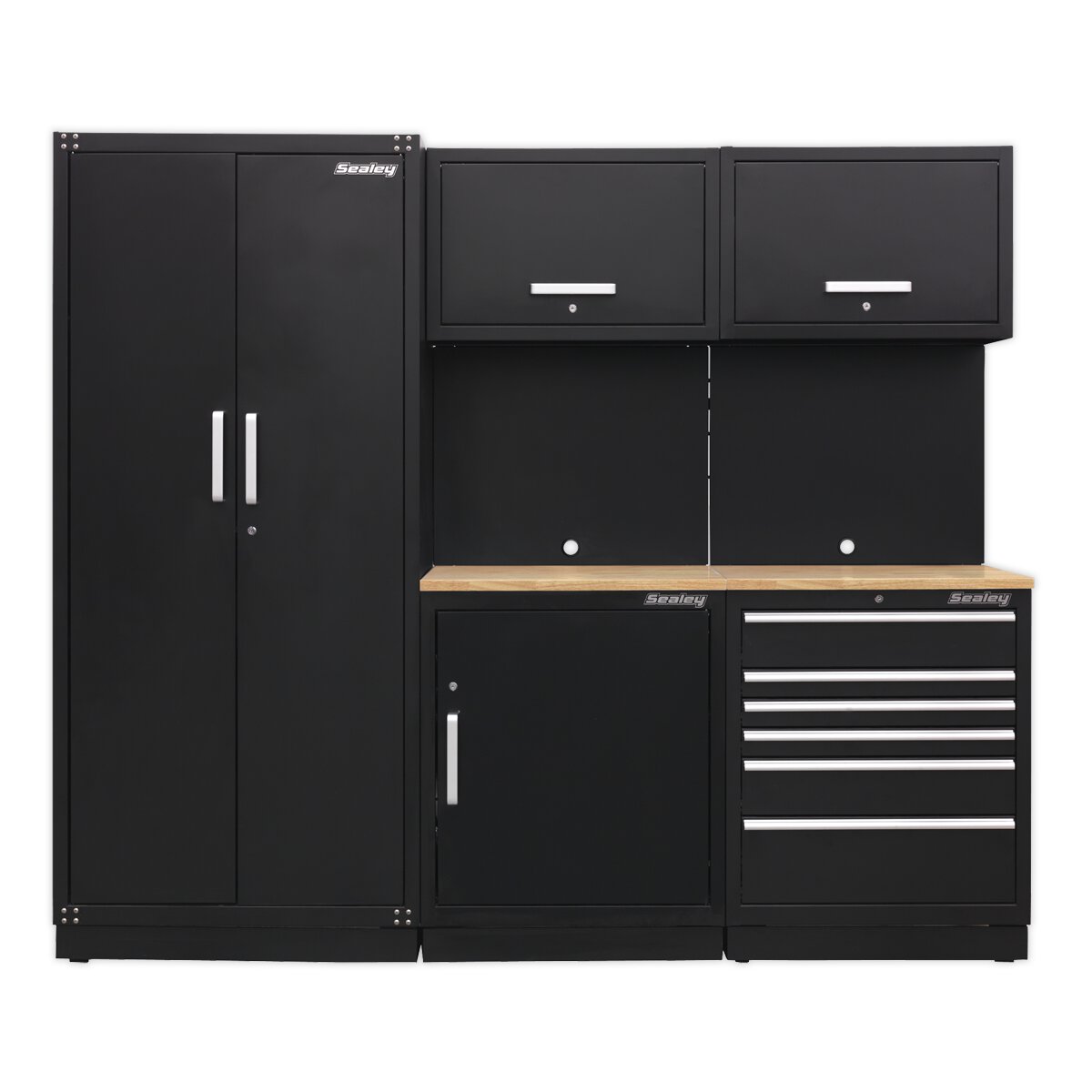 Modular Storage System Combo - Oak Worktop